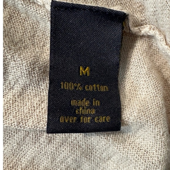 Outback Red Knit Cardigan Sweater Beige Ruffle Tie Waist Medium - Picture 5 of 7